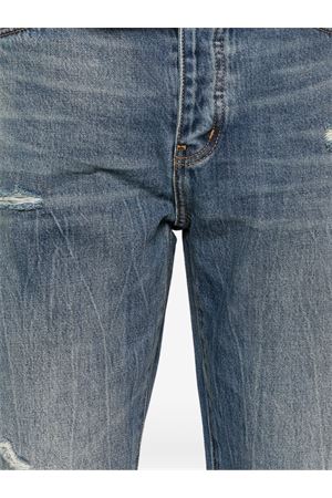 Jeans in denim di cotone blu PURPLE BRAND | P011STKI526DKINDIGO